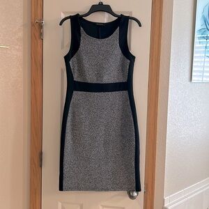 Black and grey stylish and comfortable dress from office to date night